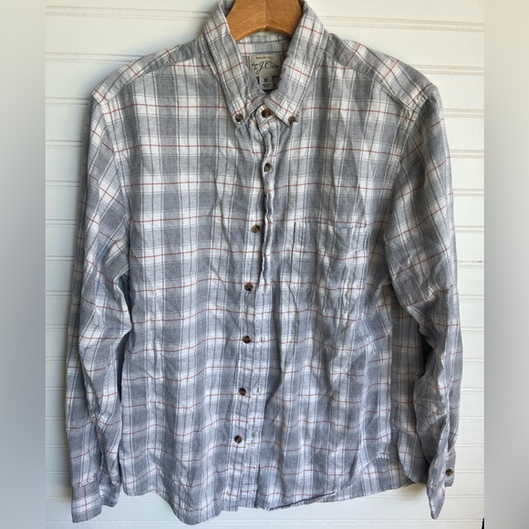 J. Crew Tops - JCrew Casual Flannel Plaid Button Up shirt